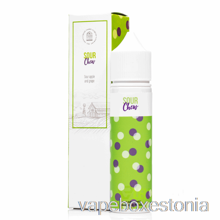 Vape Box Estonia Hapu Närimine - Värsked Talud - 60ml 0mg